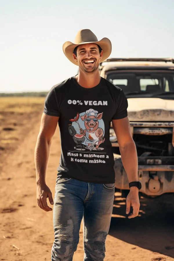 Tričko s potlačou 00% Vegan