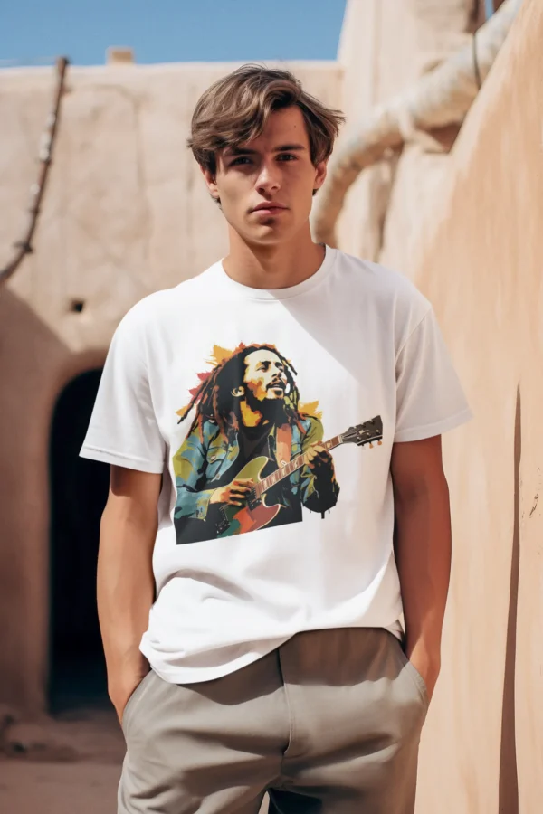 Tričko s potlačou Bob Marley 16