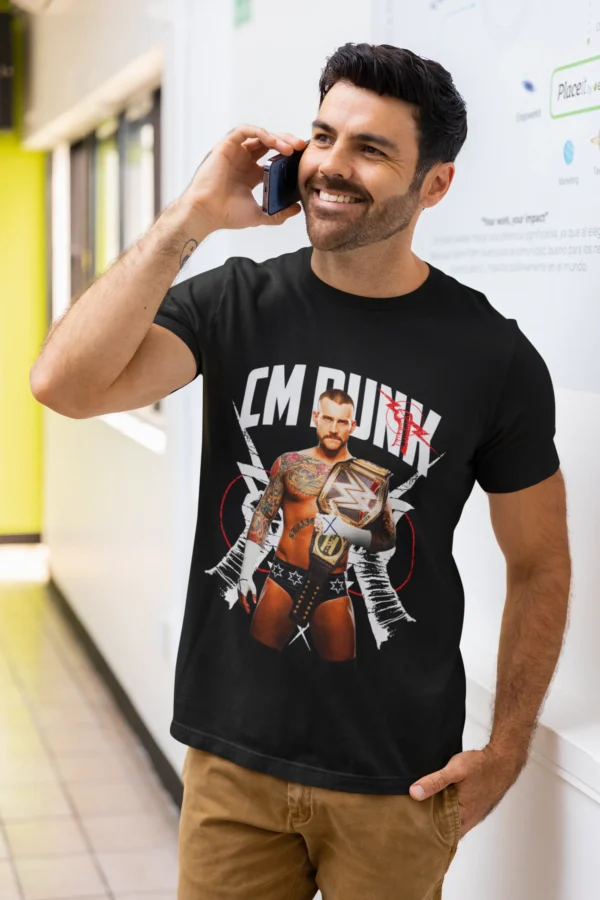 Tričko s potlačou CM Punk