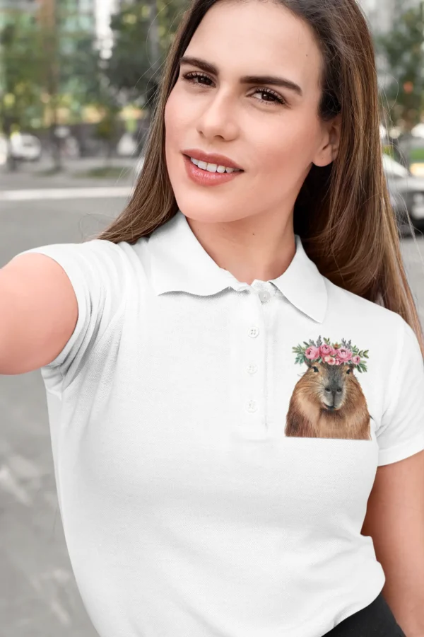 Polokošeľa s potlačou Capybara 8