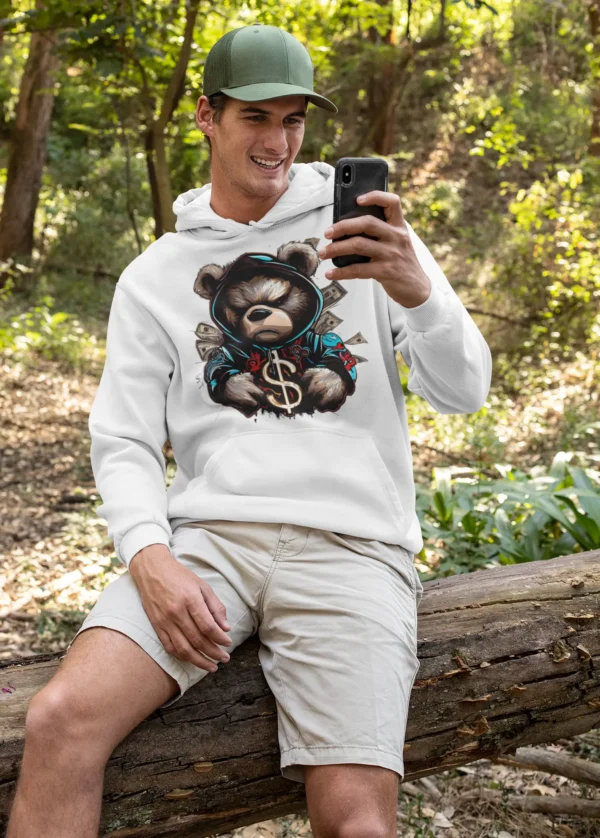 Mikina s potlačou Medveď BOSS 86