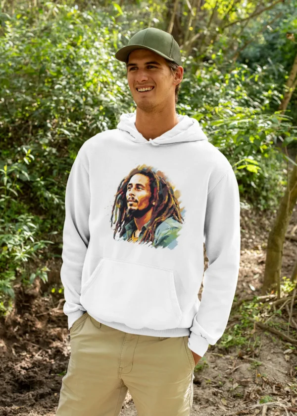 Mikina s potlačou Bob Marley 11
